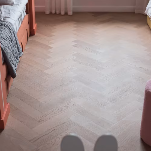Композитная паркетная доска Quartz Parquet Штучный паркет Дуб Бисквитный 44-1258-07 венгерская елка 400×100×5