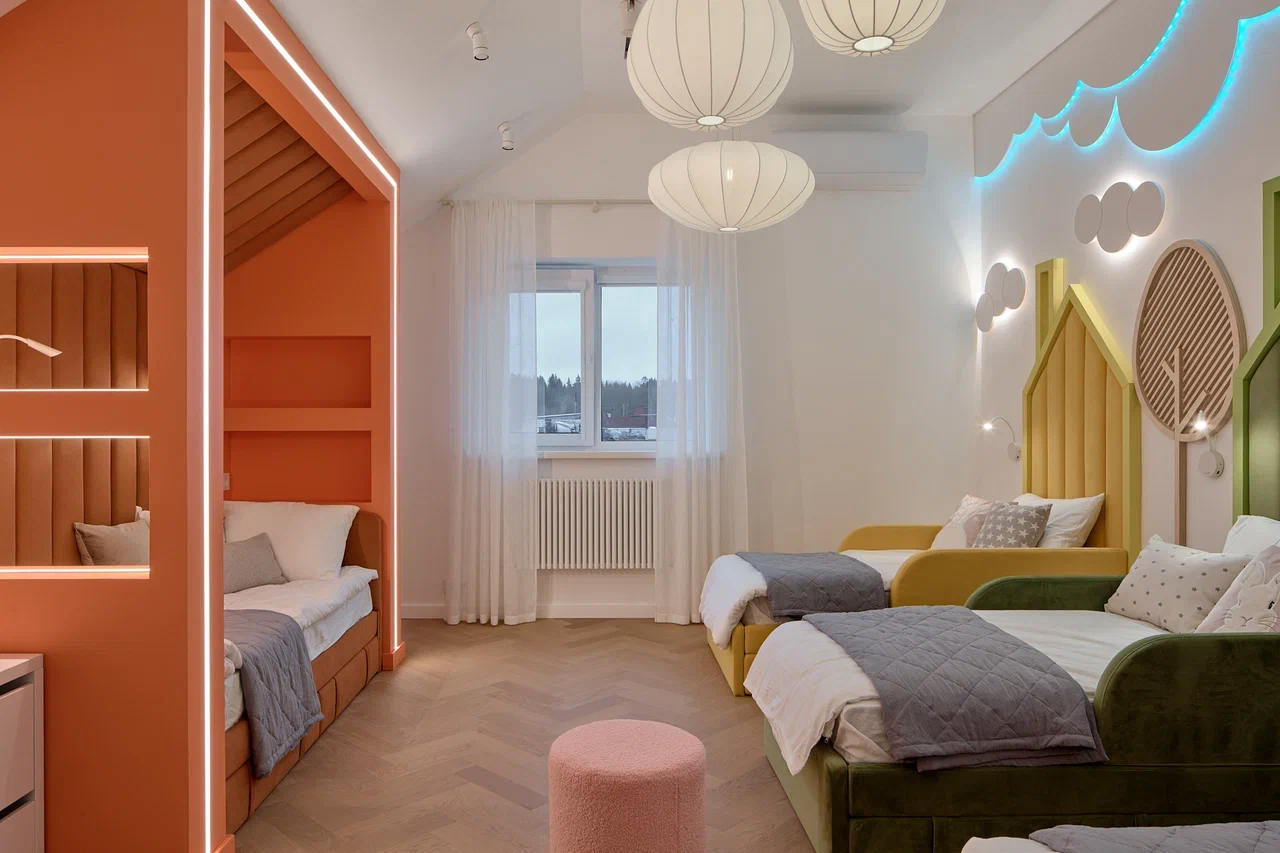 Композитная паркетная доска Quartz Parquet Штучный паркет Дуб Бисквитный 44-1258-07 венгерская елка 400×100×5 фото в интерьере