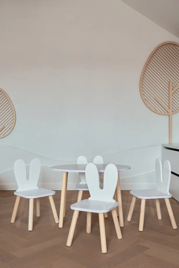 Композитная паркетная доска Quartz Parquet Штучный паркет Дуб Бисквитный 44-1258-07 венгерская елка 400×100×5 фото в интерьере