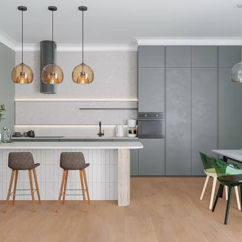 Кварцвиниловый SPC ламинат Alta Step Gusto Дуб брауни SPC3309 1218×180×4