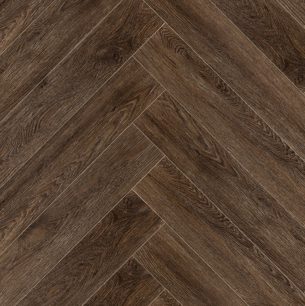 Кварцвиниловый SPC ламинат Alta Step Mirada Дуб корейский SPC4410 венгерская ёлка 640×128×4