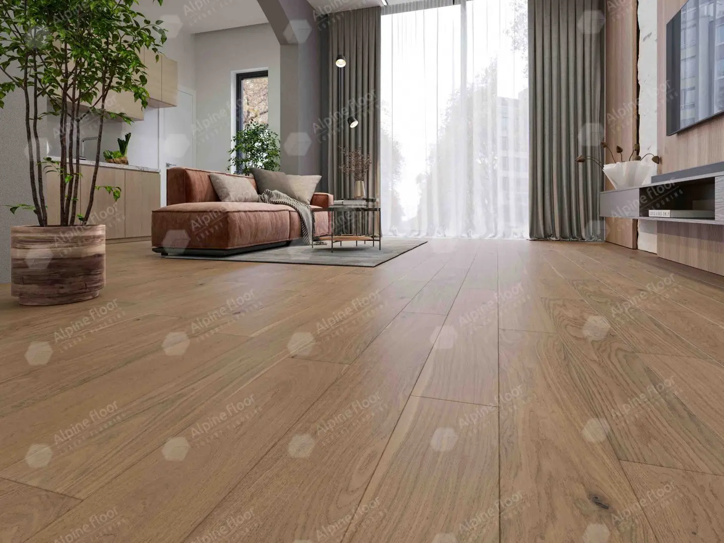 Инженерная доска Alpine Floor Villa Дуб Амаретти EW201-12 400-1200×165×12 фото в интерьере Инженерная доска Alpine Floor Villa Дуб Амаретти EW201-12 400-1200×165×12 фото в интерьере