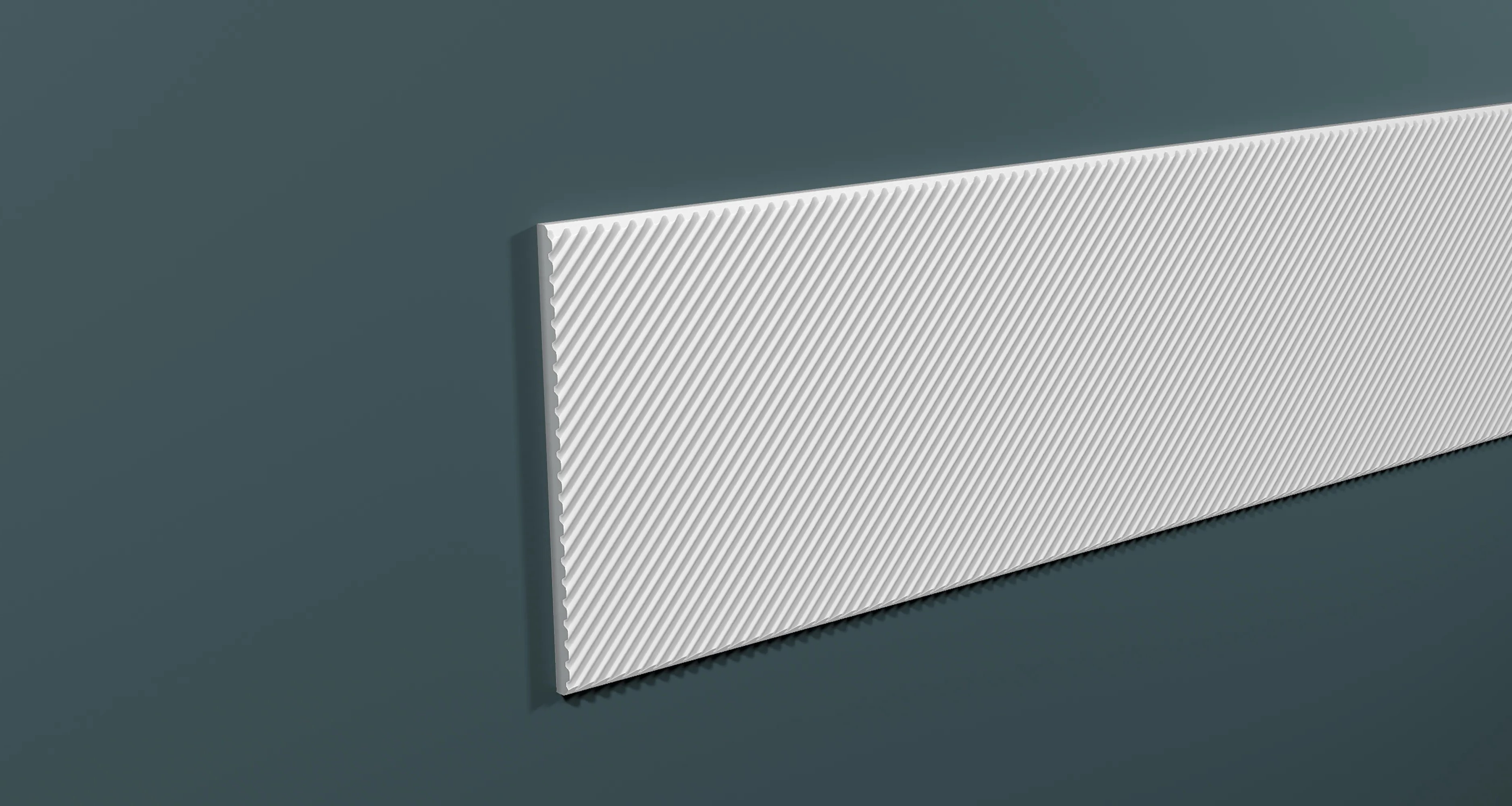 Стеновая панель из полистирола под покраску Decor-Dizayn Грани DD926 3000×200×10