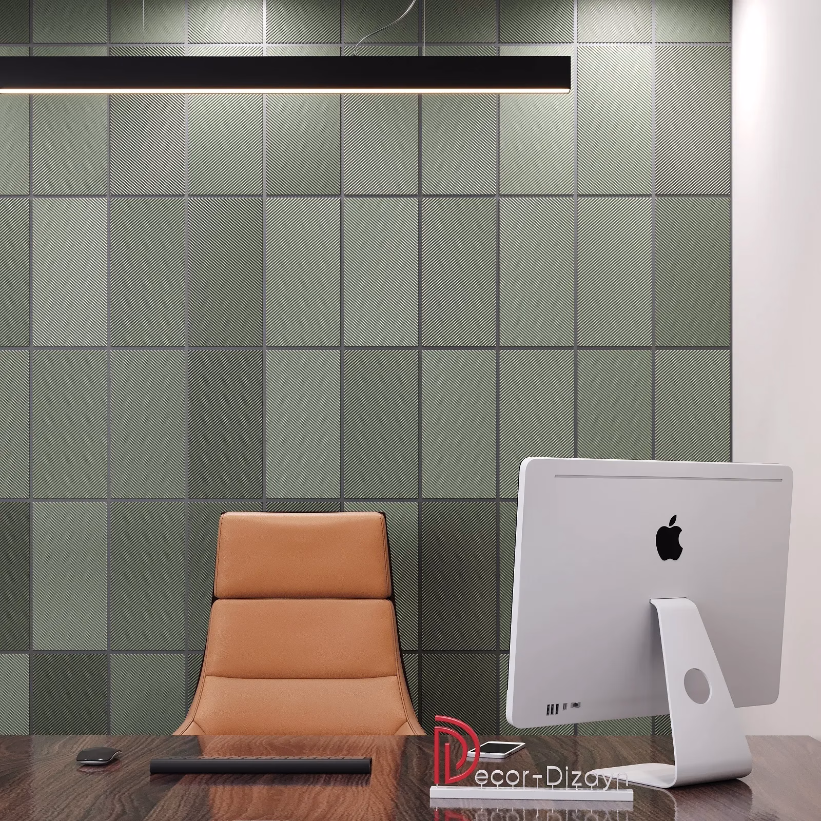 Стеновая панель из полистирола под покраску Decor-Dizayn Грани DD926 2000×200×10 фото в интерьере