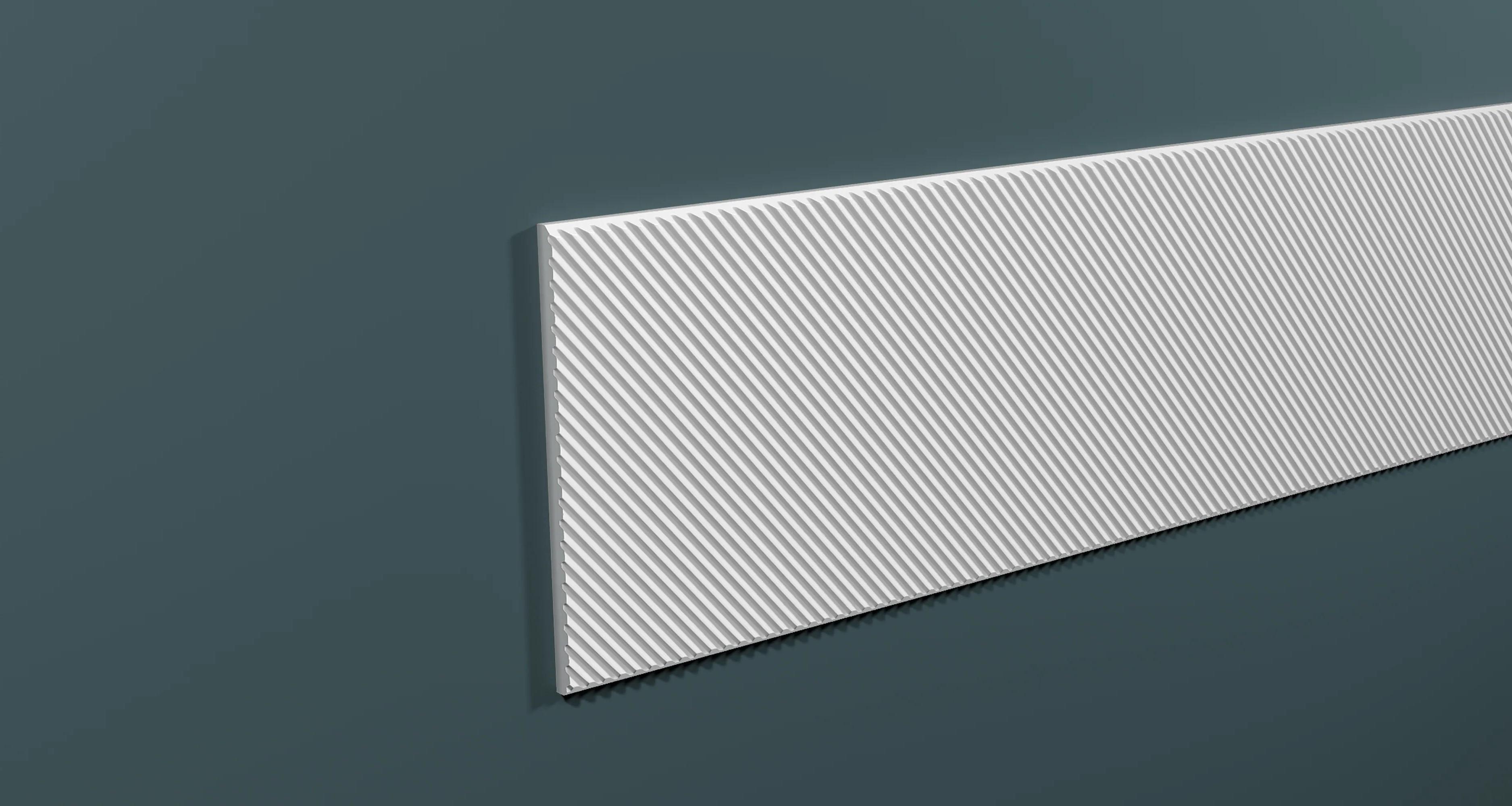 Стеновая панель из полистирола под покраску Decor-Dizayn Грани DD927 3000×200×10