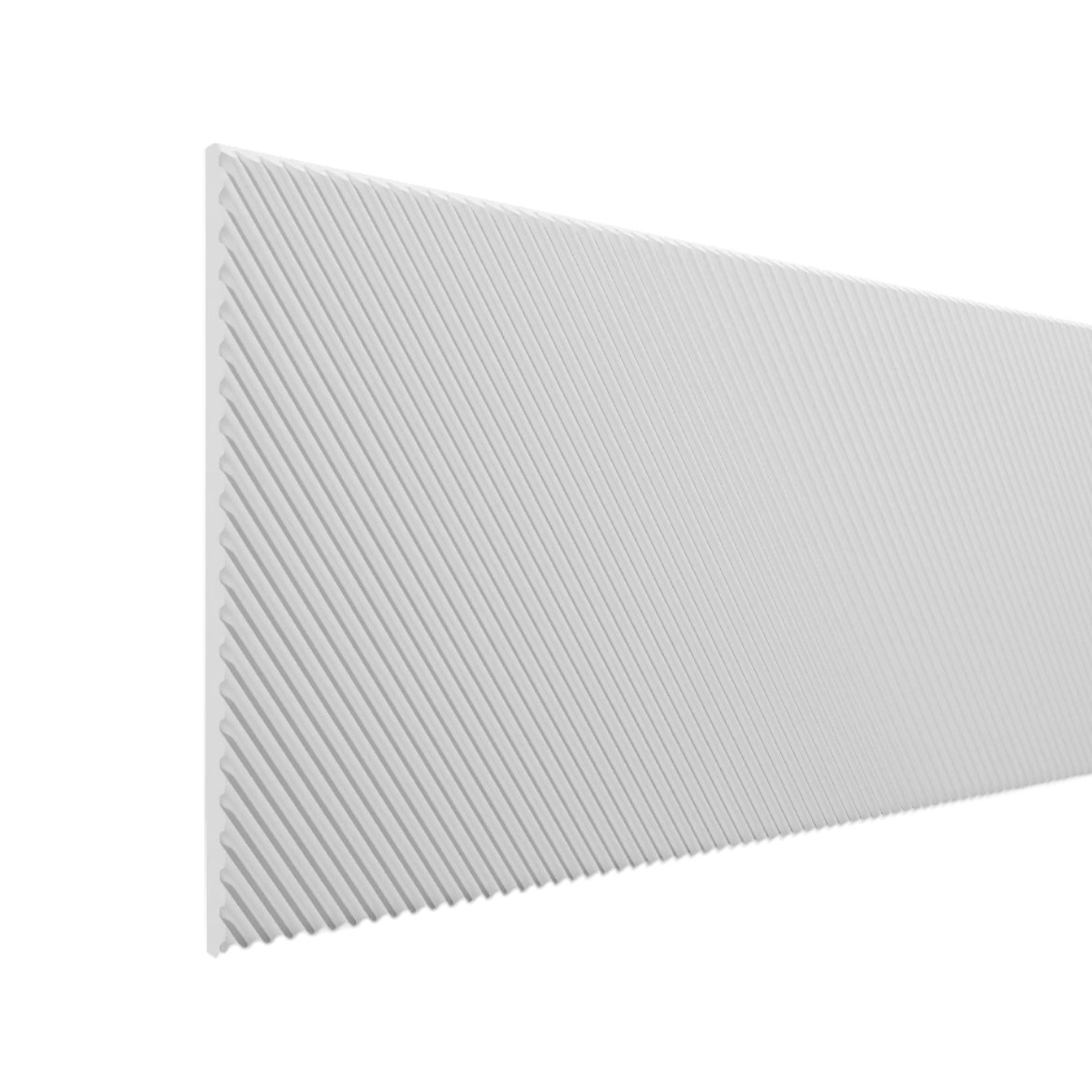 Стеновая панель из полистирола под покраску Decor-Dizayn Грани DD927 3000×200×10