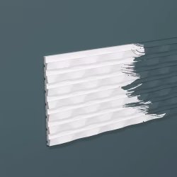 Стеновая панель из полистирола под покраску Decor-Dizayn Грани DD930 3000×150×10