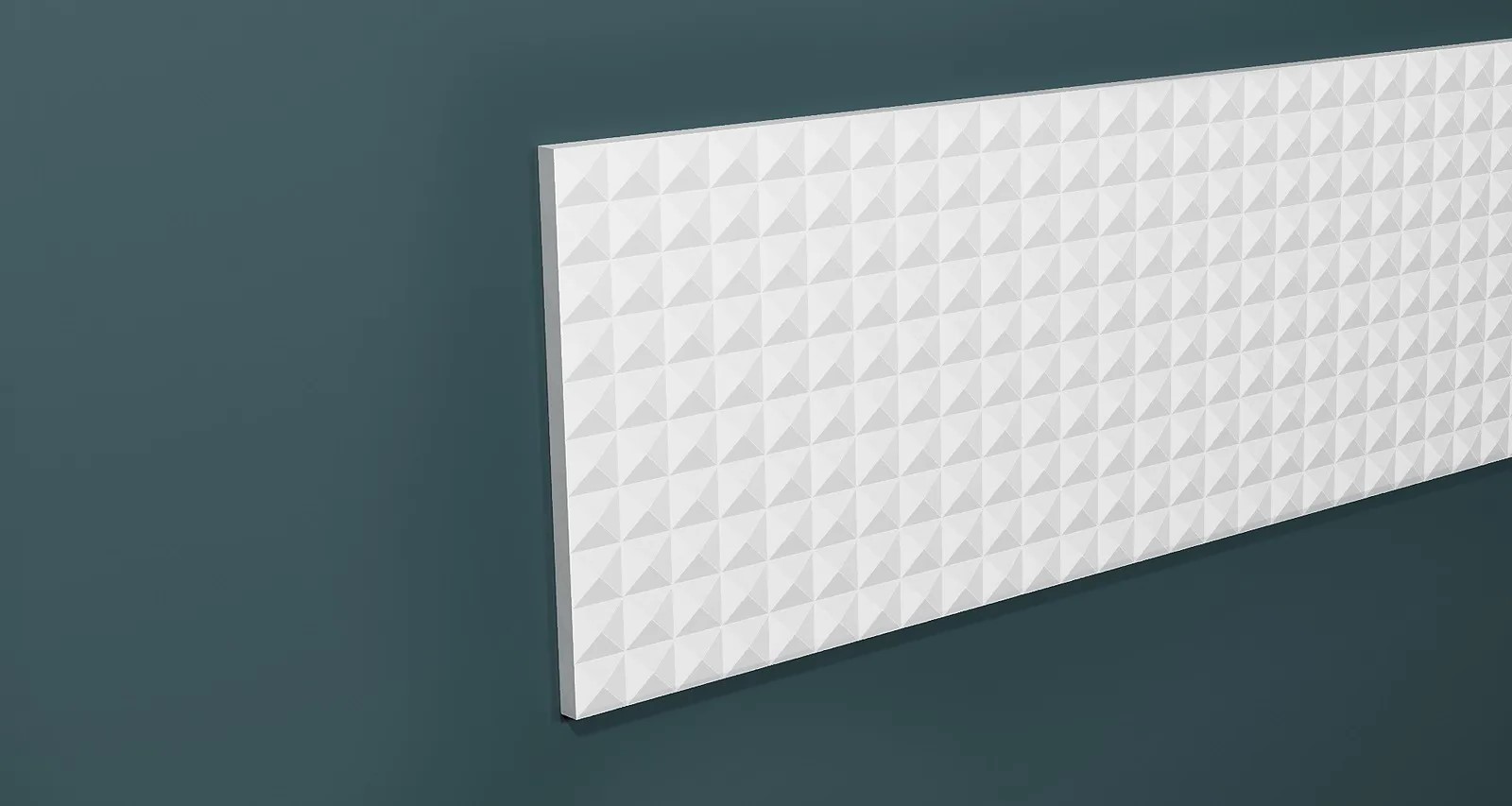 Стеновая панель из полистирола под покраску Decor-Dizayn Грани DD932 3000×200×10