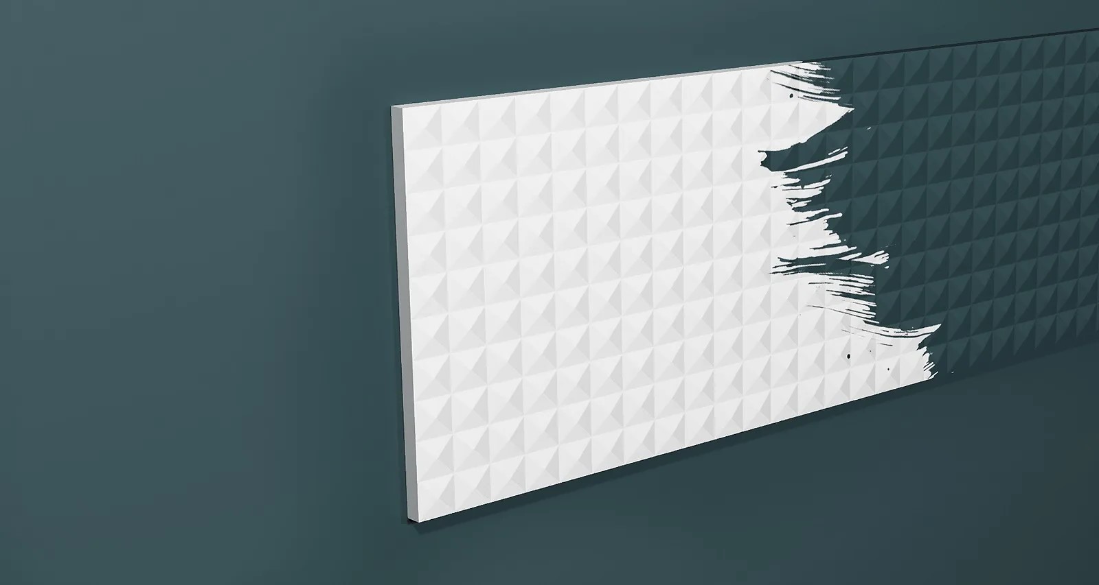 Стеновая панель из полистирола под покраску Decor-Dizayn Грани DD932 3000×200×10