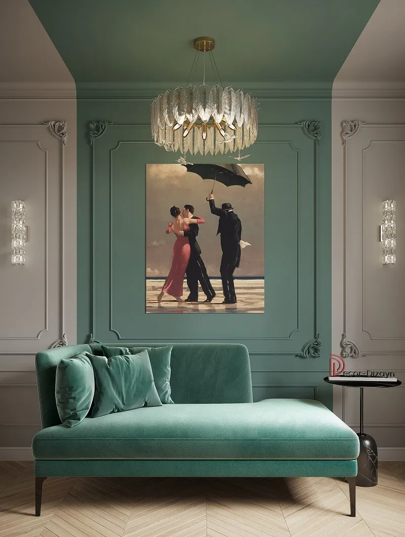 Угловой элемент к молдингу под покраску Decor-Dizayn C3-DD002 280×280×19 фото в интерьере