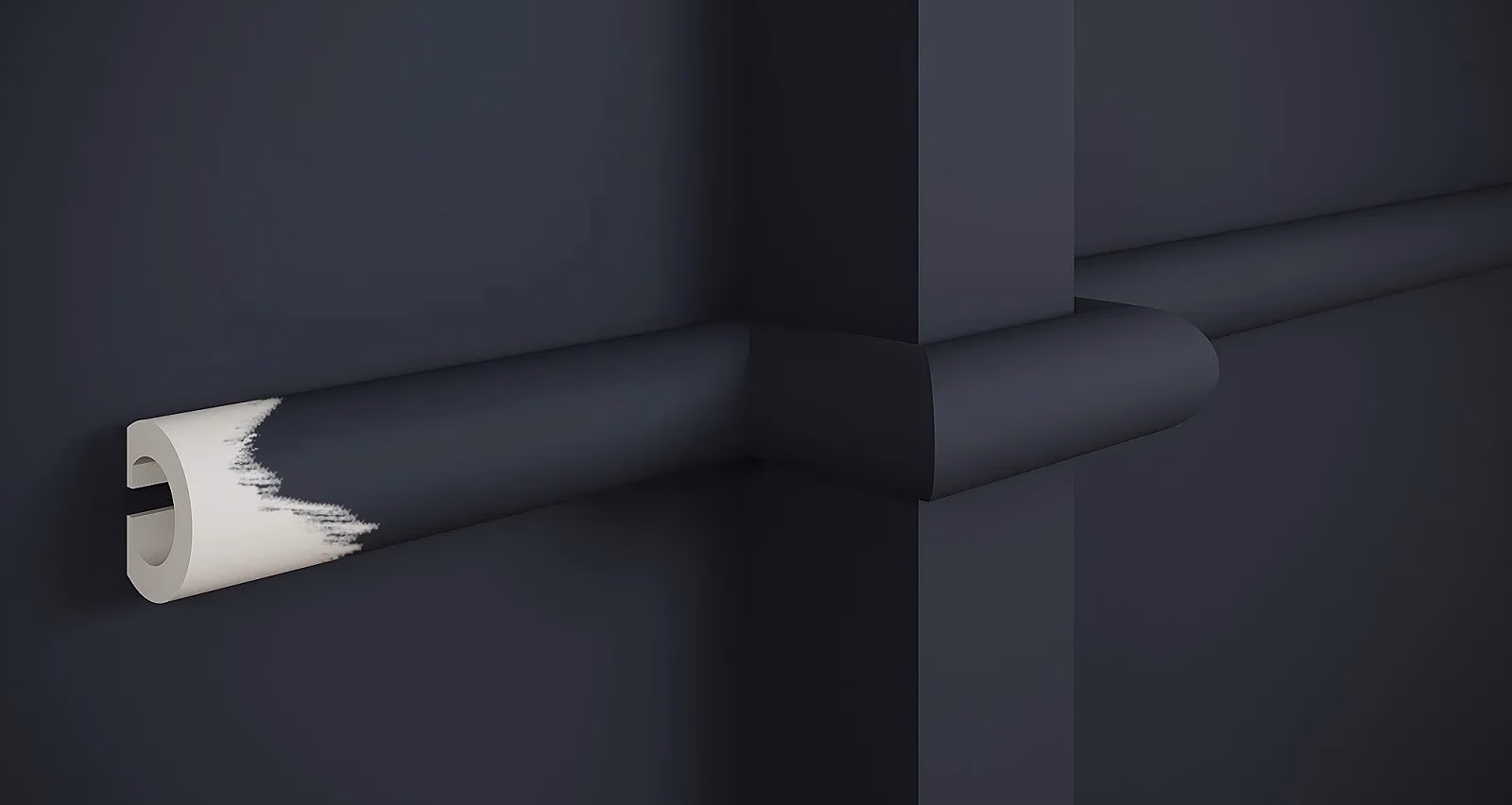 Молдинг из полистирола под покраску Decor-Dizayn Modern DD634 2000×30×23,2