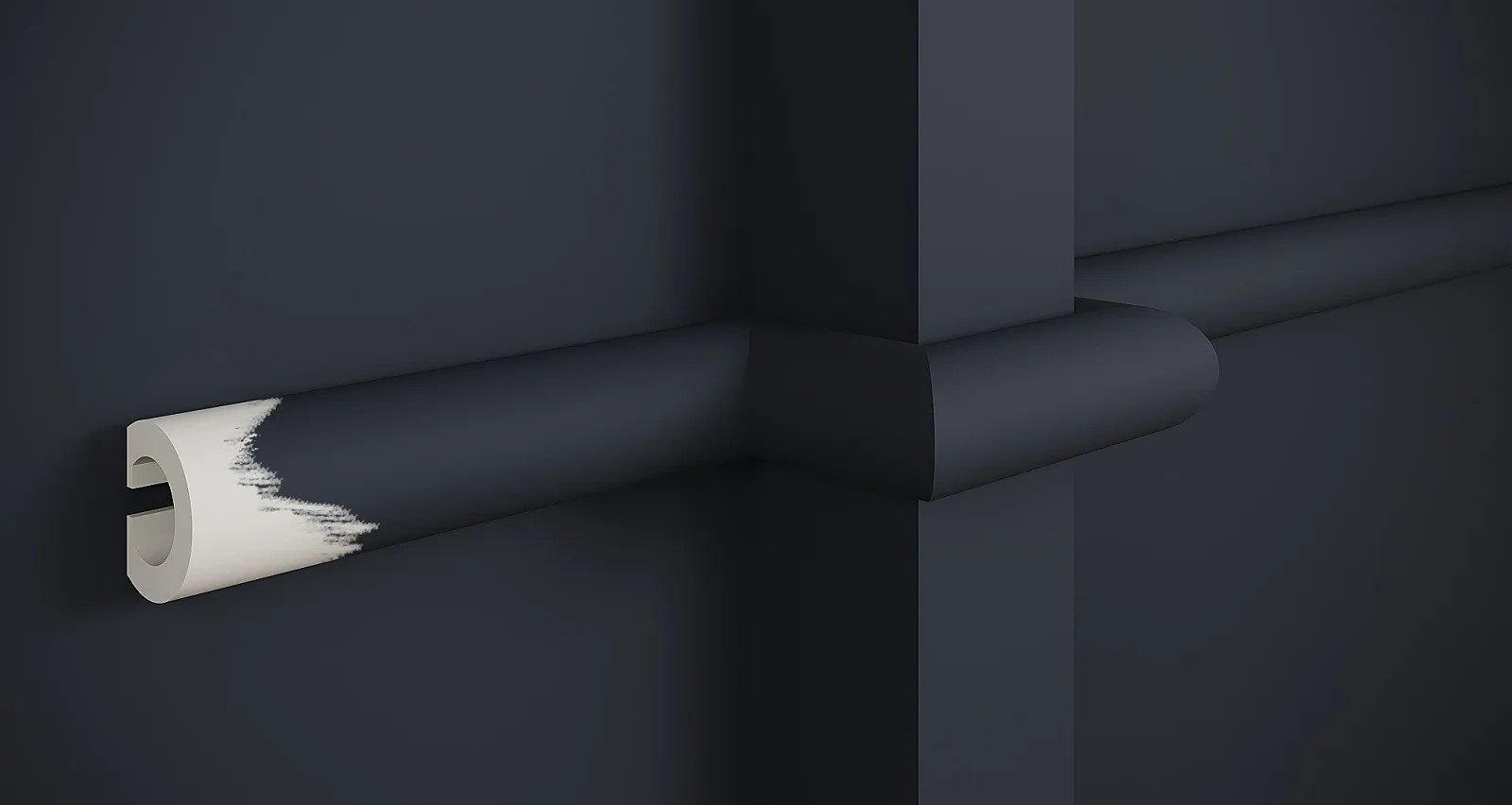 Молдинг из полистирола под покраску Decor-Dizayn Modern DD634 2000×30×23,2