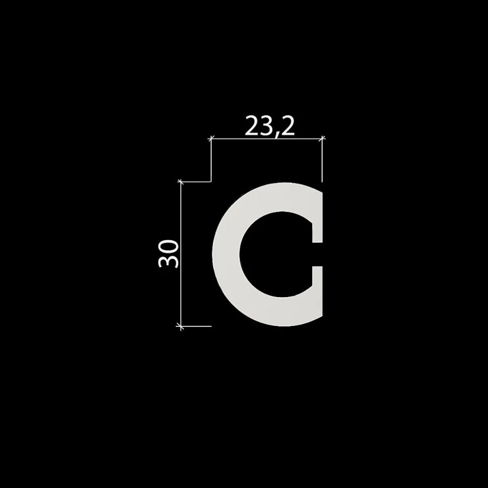 Молдинг из полистирола под покраску Decor-Dizayn Modern DD634 2000×30×23,2