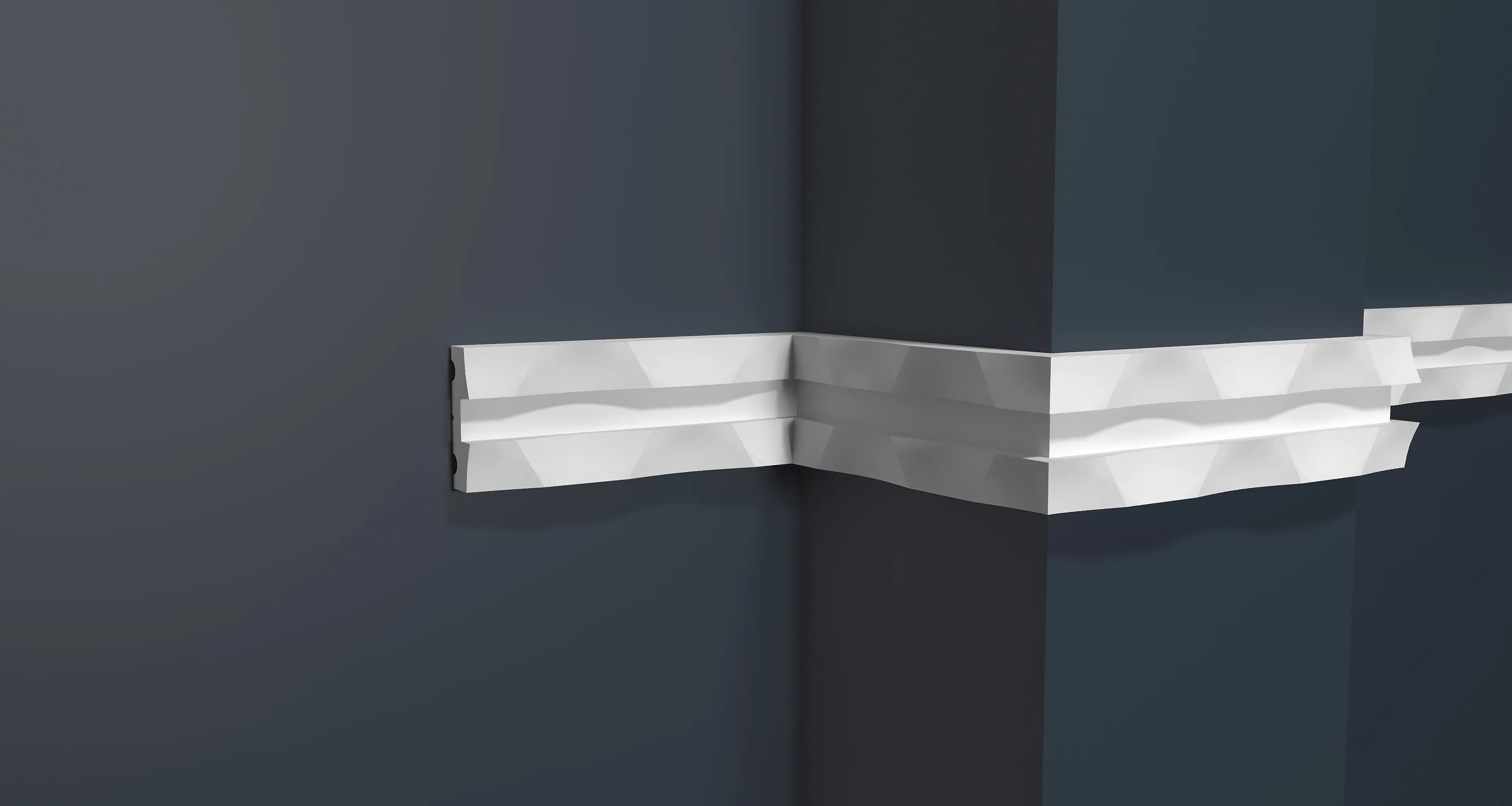 Молдинг из полистирола под покраску Decor-Dizayn Modern DD636 3000×32,8×10