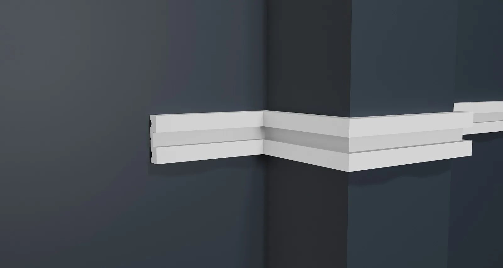 Молдинг из полистирола под покраску Decor-Dizayn Modern DD637 3000×32,8×10