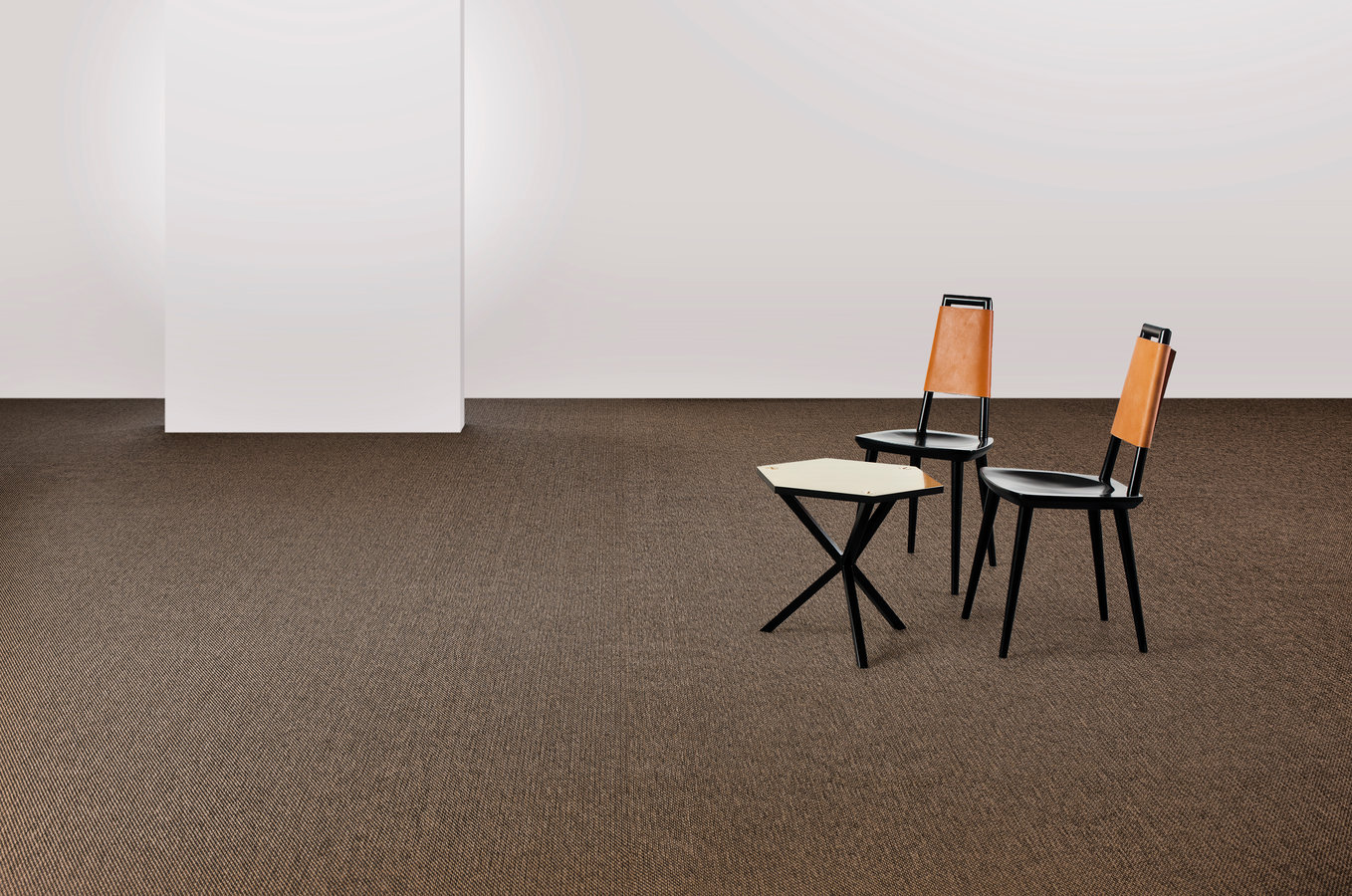 Виниловый пол Hoffmann плетёный Decoration 05 10000×2000×2,8 фото в интерьере