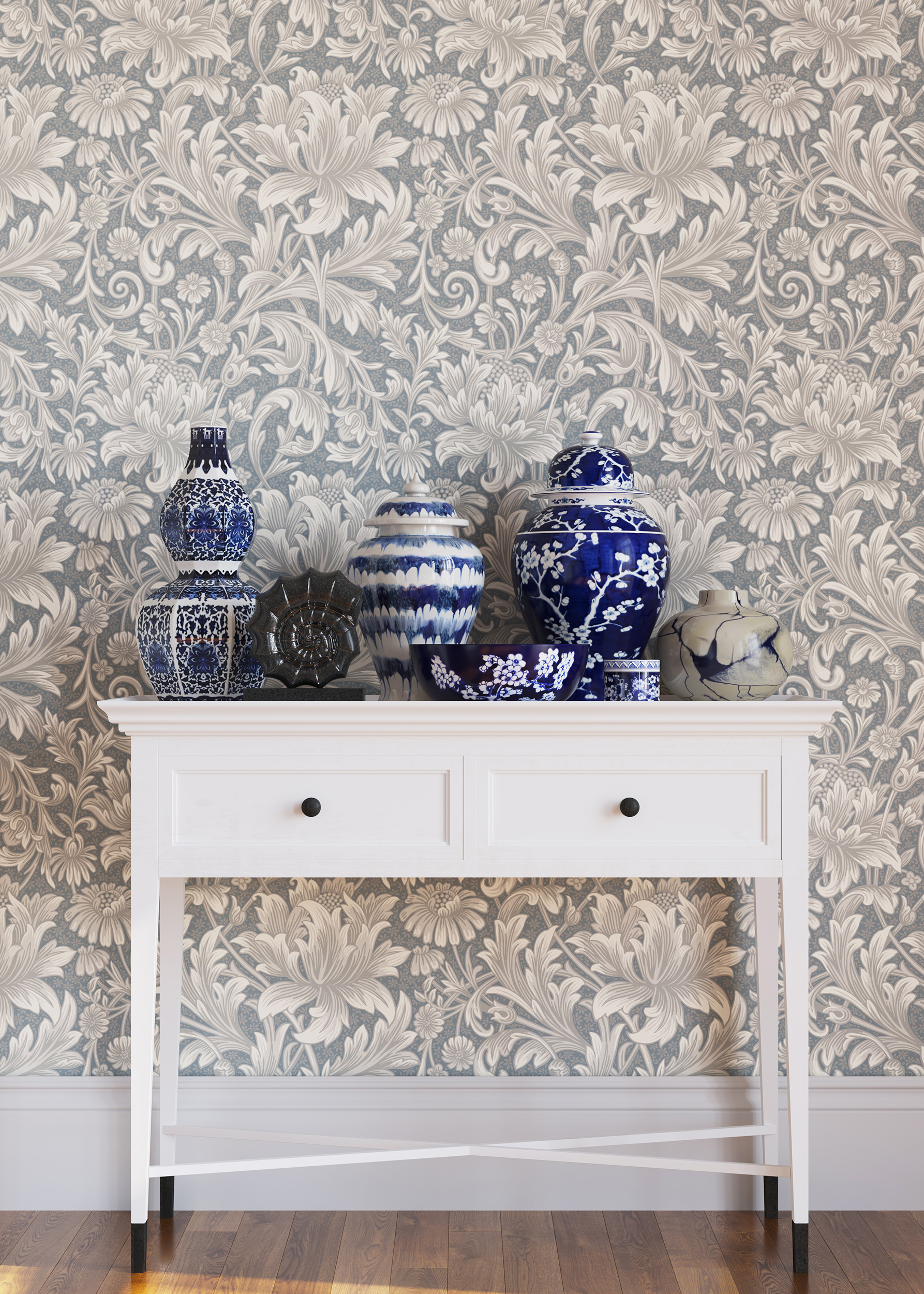 Обои Architector British Heritage II KT30112 10×0,52 фото в интерьере