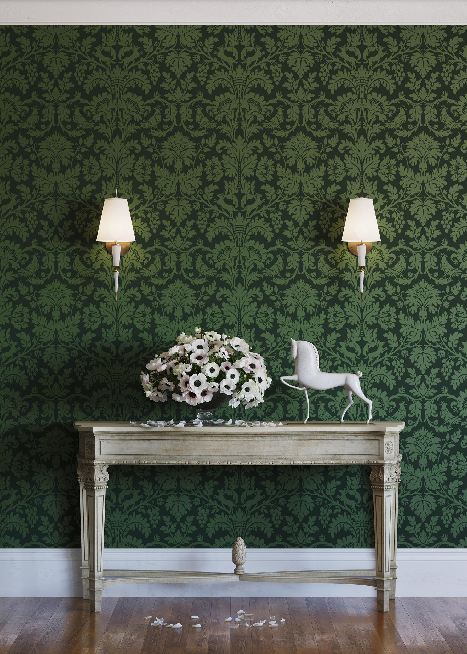 Обои Architector British Heritage III KT30504 10×0,52 фото в интерьере