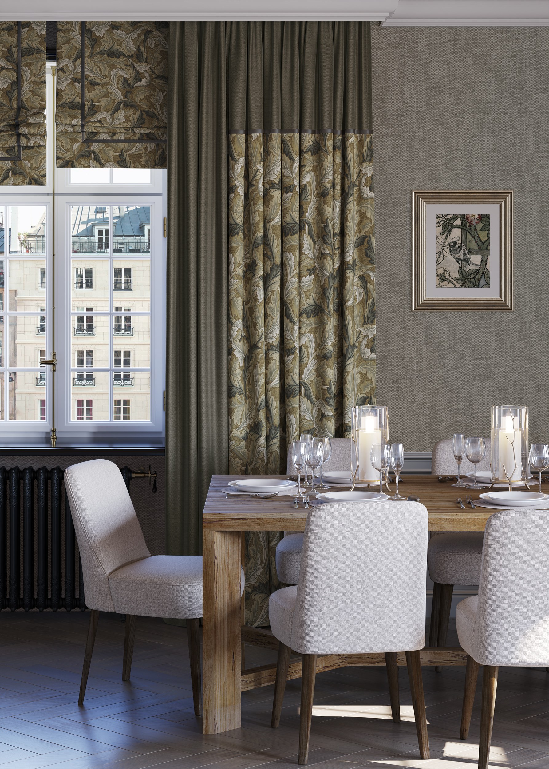 Обои Architector British Heritage III KT30206 10×0,52 фото в интерьере