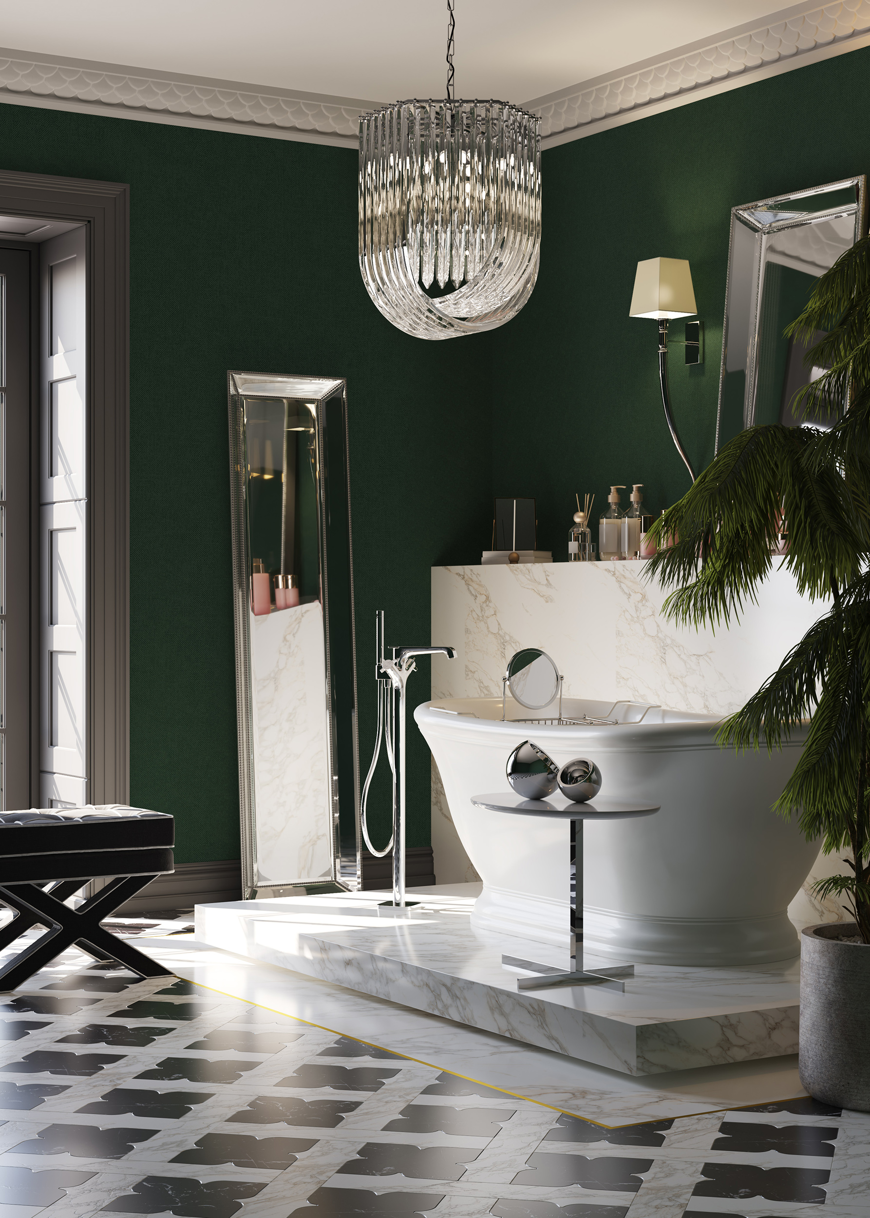 Обои Architector British Heritage II KT10158 10×0,52 фото в интерьере