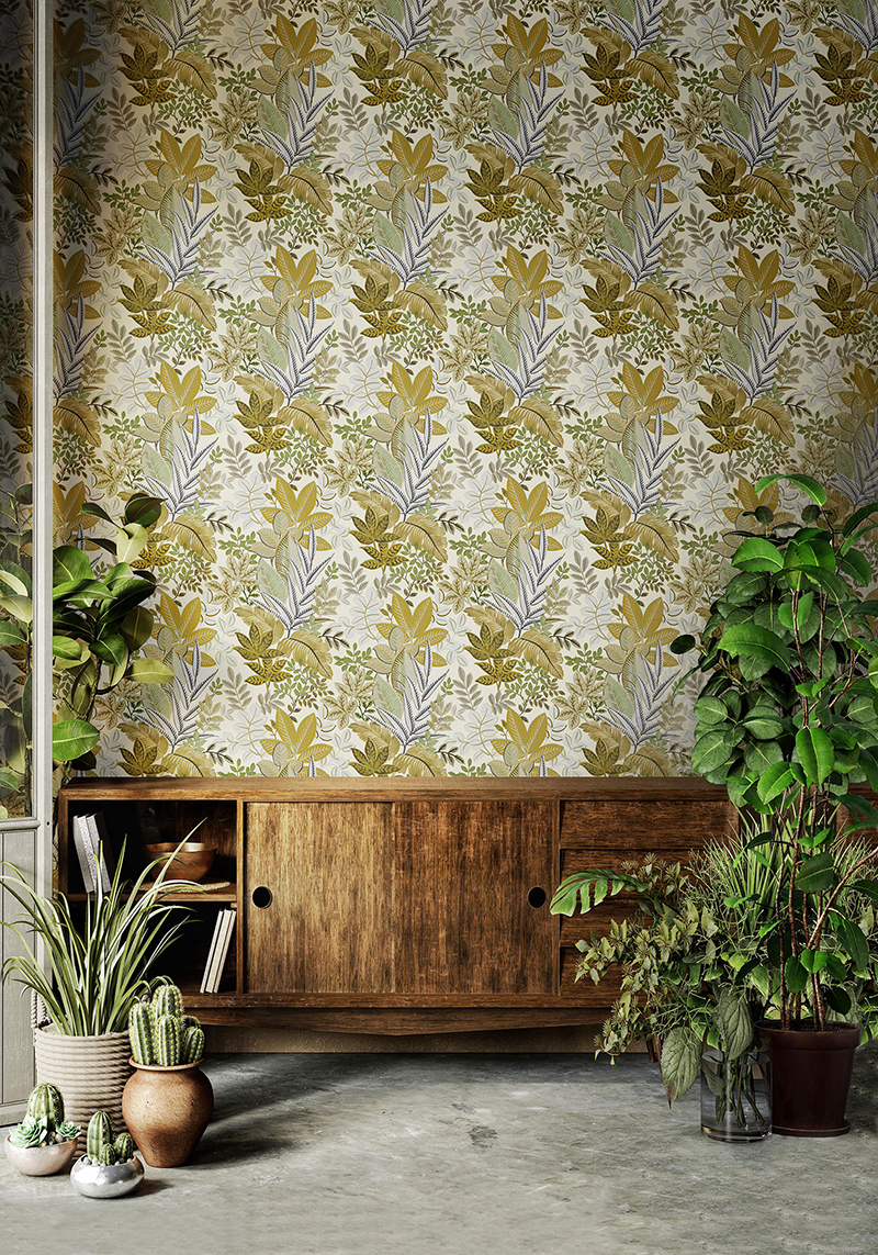 Обои Architector Sansibar 18507 10,05×0,53 фото в интерьере