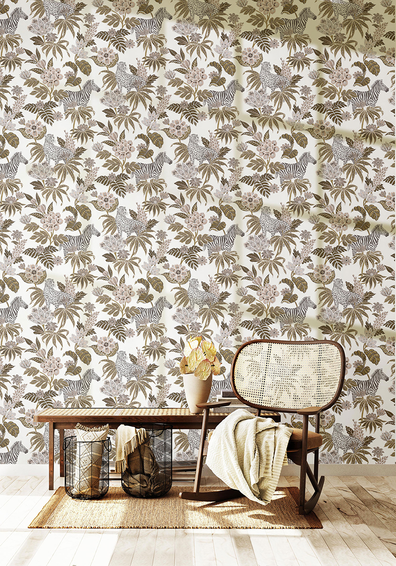 Обои Architector Sansibar 18521 10,05×0,53 фото в интерьере