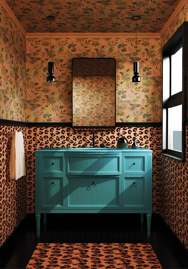 Обои Architector Sansibar 18524 10,05×0,53 фото в интерьере