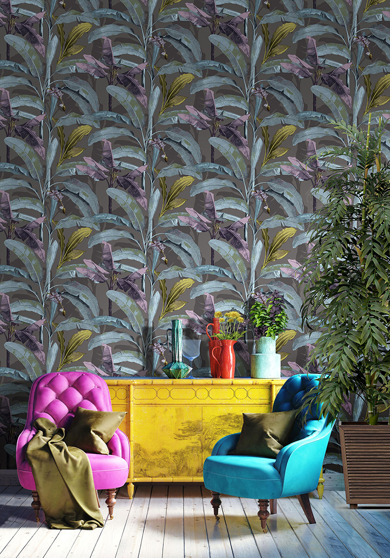 Обои Architector Sansibar 18543 10,05×0,53 фото в интерьере