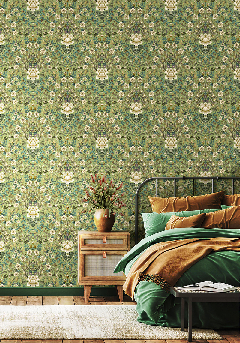 Обои Architector Sansibar 18517 10,05×0,53 фото в интерьере