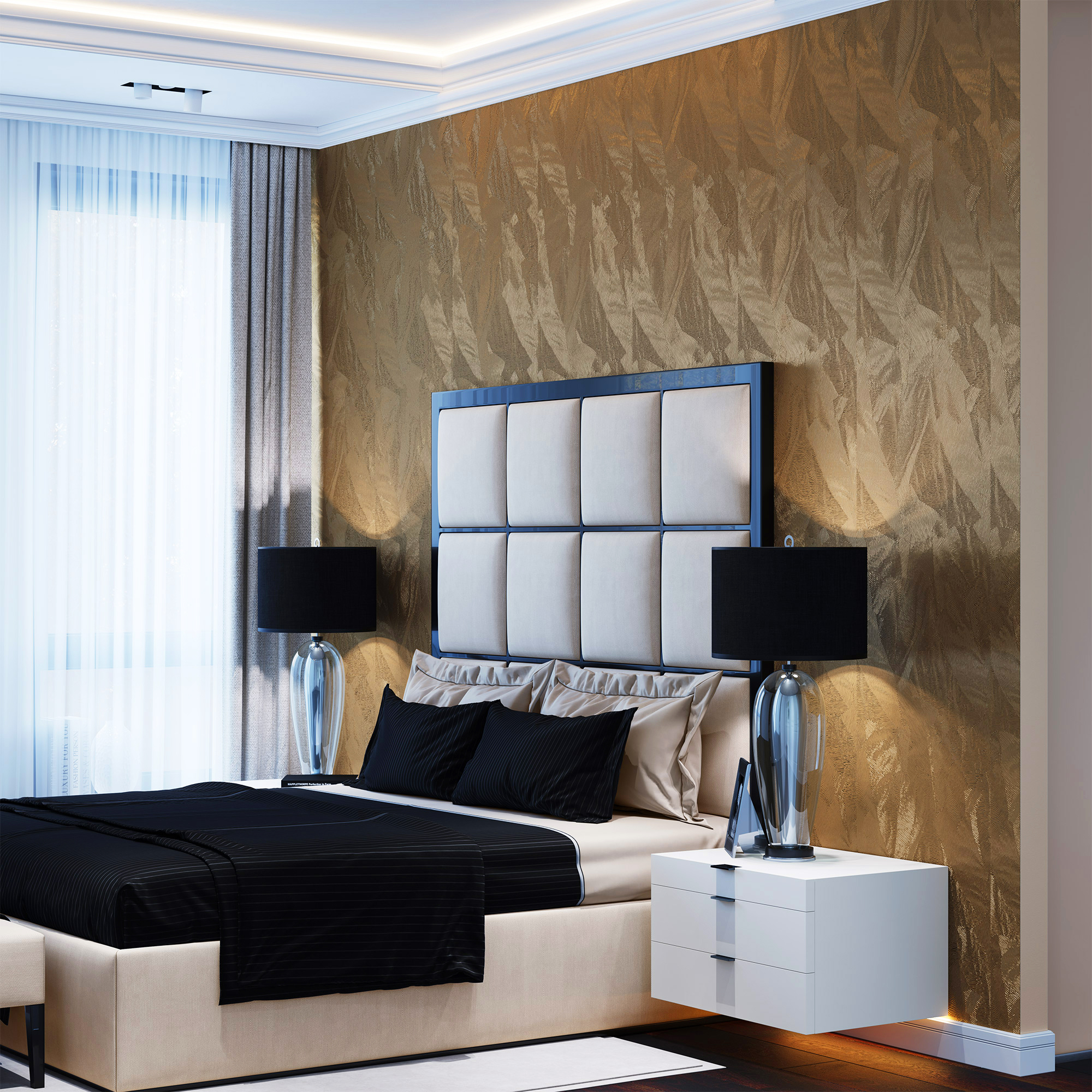 Обои Trendsetter Thom TH9902 10,05×0,53 фото в интерьере