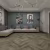 Кварцвиниловая плитка Damy Floor клеевая London LVT Оксфорд 200410EL-12-LVT венгерская елка 590×118×2,5 фото в интерьере