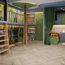 Кварцвиниловая плитка Damy Floor клеевая London LVT Бристоль 191023EL-02-LVT венгерская елка 590×118×2,5