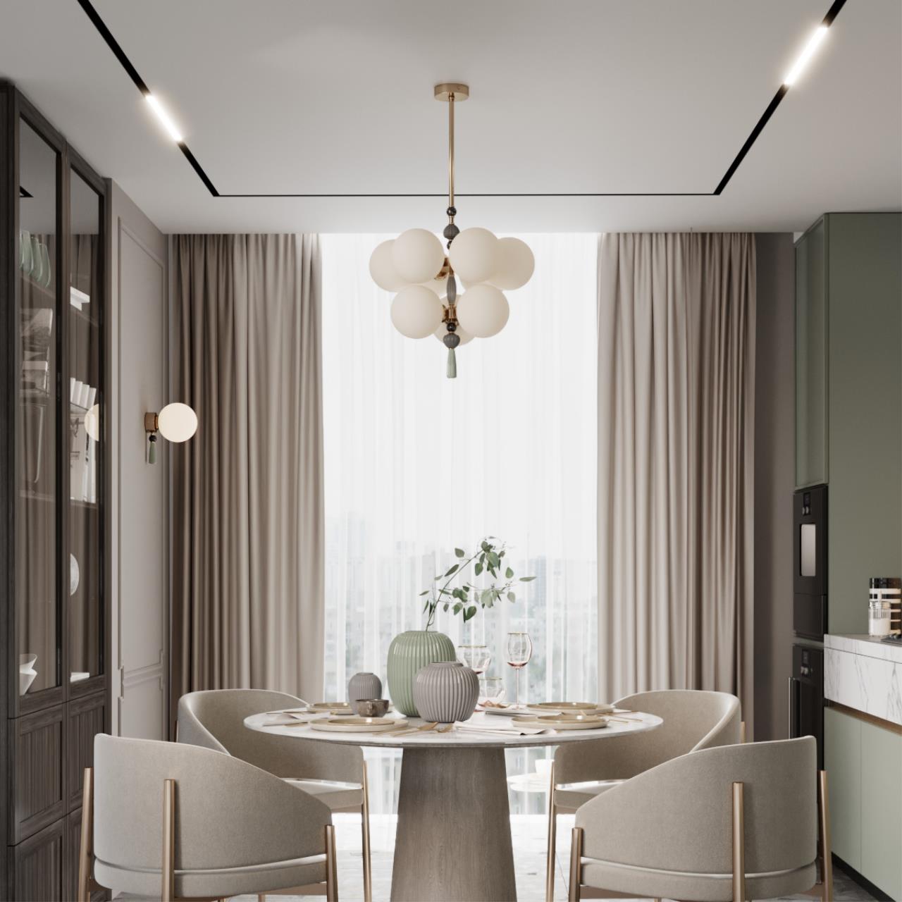 Люстра Odeon Light Exclusive Modern Palle 5405/12 фото в интерьере