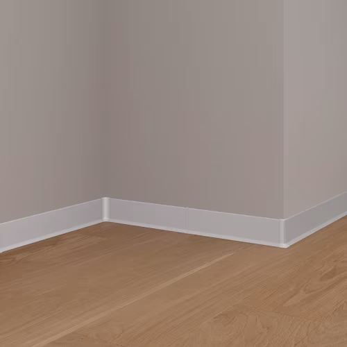 Плинтус алюминиевый Laconistiq Adhesive Белый RAL 9016 60-22-250 матовый 2500×60×10