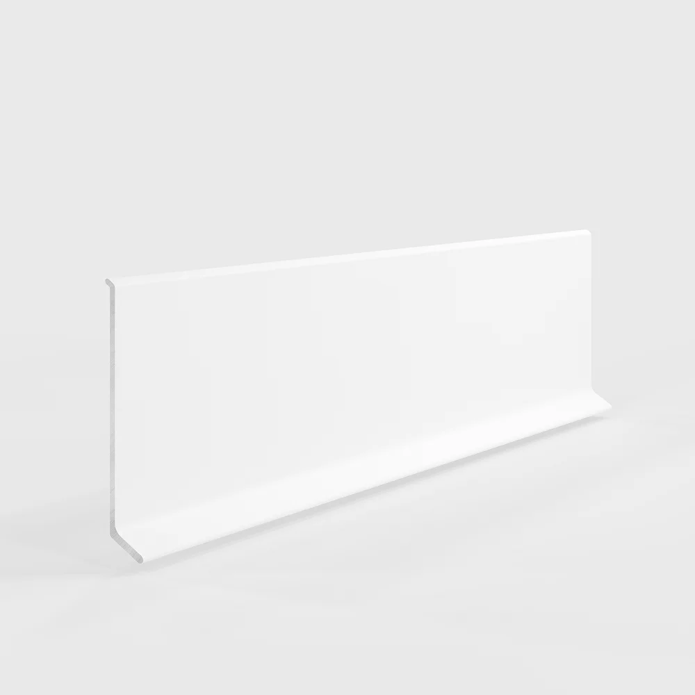 Плинтус алюминиевый Laconistiq Adhesive Белый RAL 9016 60-22-250 матовый 2500×60×10