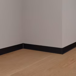 Плинтус алюминиевый Laconistiq Adhesive Черный RAL 9005 60-21-250 матовый 2500×60×10