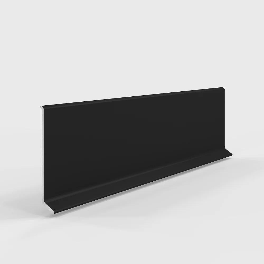 Плинтус алюминиевый Laconistiq Adhesive Черный RAL 9005 60-21-250 матовый 2500×60×10