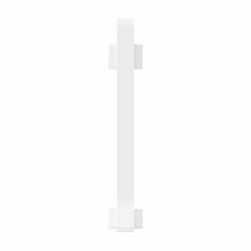 Соединитель алюминиевый для плинтуса Laconistiq Adhesive Белый RAL 9016 матовый 115-22-60 60 мм