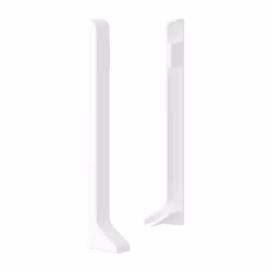 Заглушка алюминиевая для плинтуса Laconistiq Adhesive Белый RAL 9016 матовый 114-22-60 60 мм 2 шт/уп