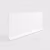 Плинтус алюминиевый Laconistiq Adhesive Белый RAL 9016 63-22-250 матовый 2500×80×10
