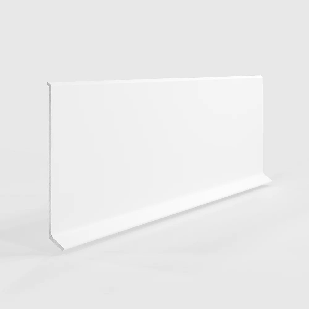 Плинтус алюминиевый Laconistiq Adhesive Белый RAL 9016 63-22-250 матовый 2500×80×10