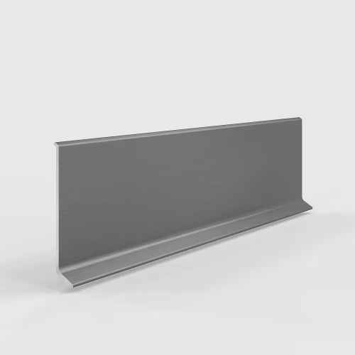 Плинтус алюминиевый Laconistiq Adhesive Серебряный 60-13-250 2500×60×10