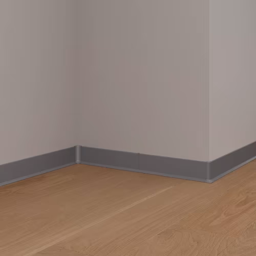 Плинтус алюминиевый Laconistiq Adhesive Серебряный 60-13-250 2500×60×10