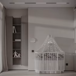 Плинтус алюминиевый теневой Laconistiq Regular Черный муар RAL 9005 31-31-300 3000×45×15