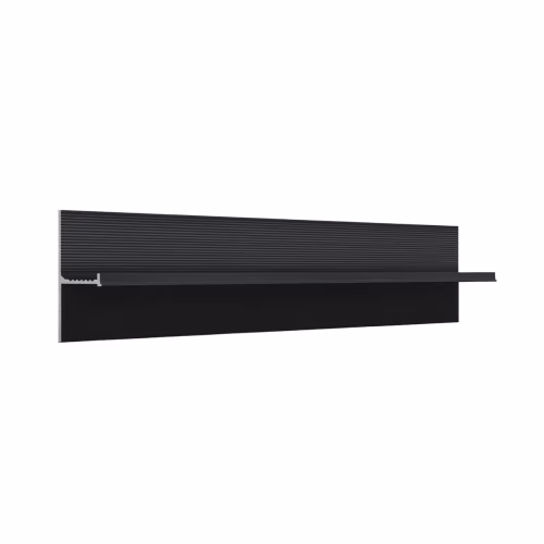 Плинтус алюминиевый теневой Laconistiq Regular Черный муар RAL 9005 31-31-300 3000×45×15