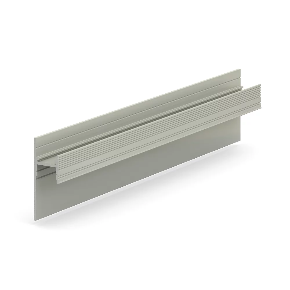 Плинтус алюминиевый теневой с подсветкой Laconistiq Light 33-11-300 без покрытия 3000×41,3×15