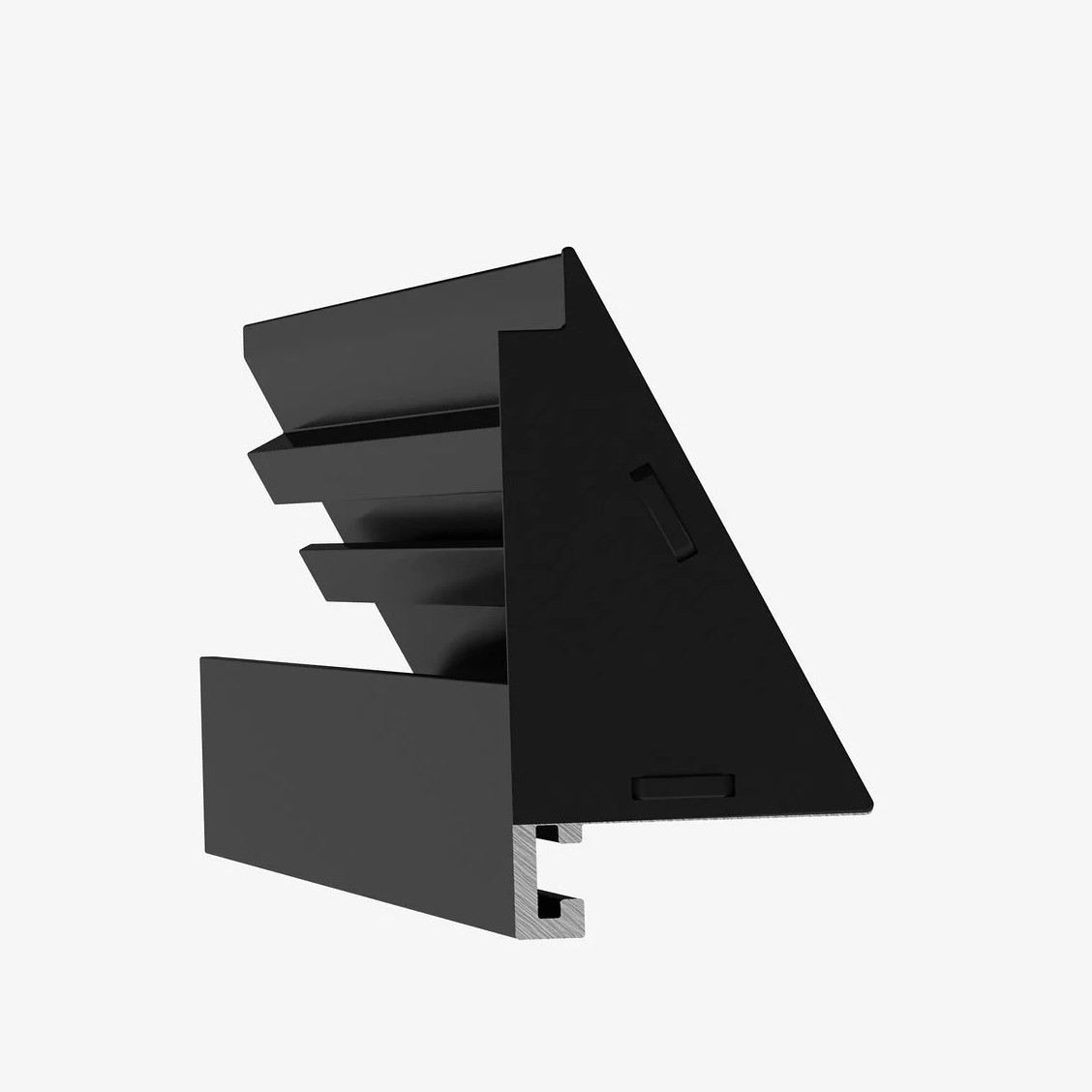 Заглушка алюминиевая для плинтуса Laconistiq Light 108-11-3 25 мм 2 шт/уп