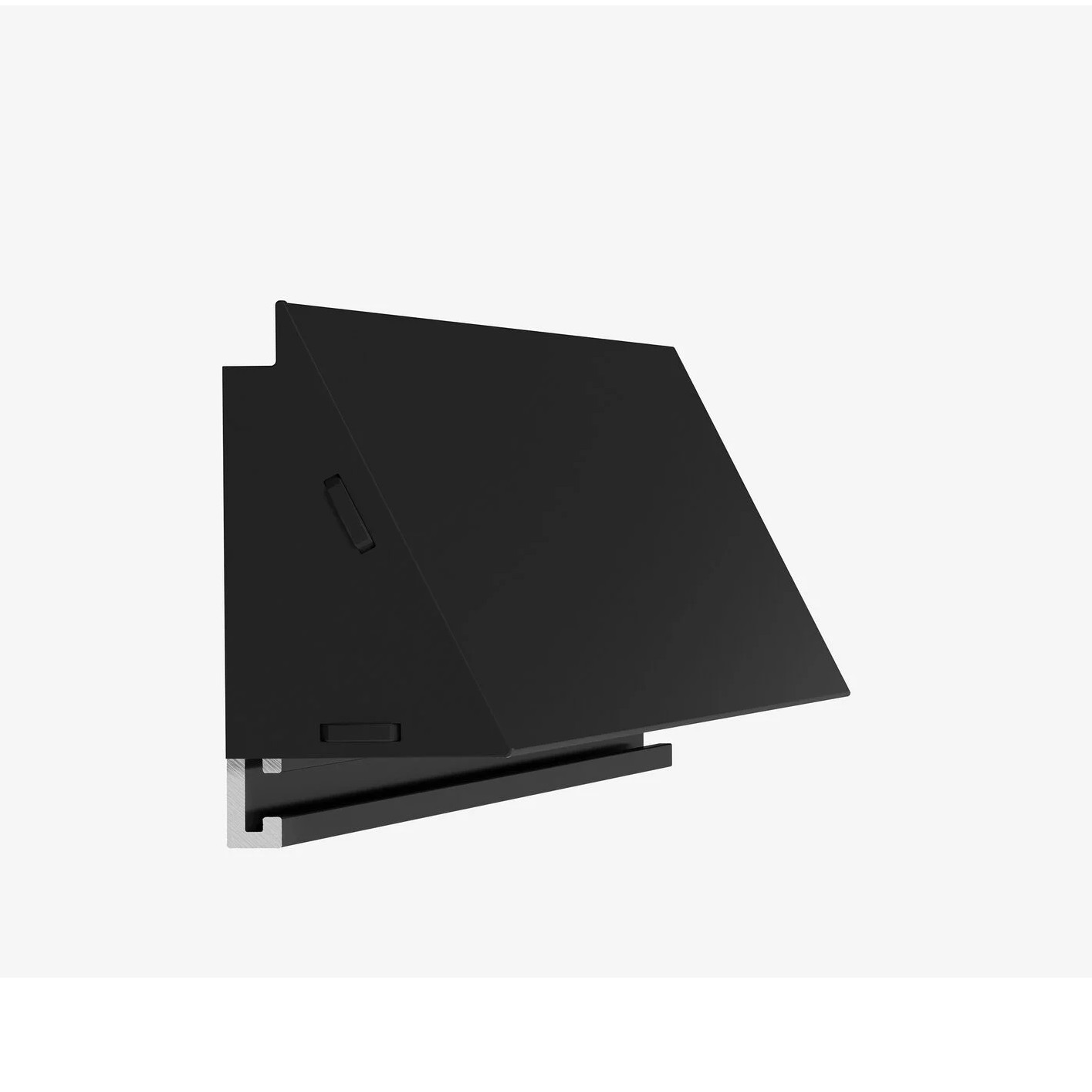 Заглушка алюминиевая для плинтуса Laconistiq Light 108-11-3 25 мм 2 шт/уп