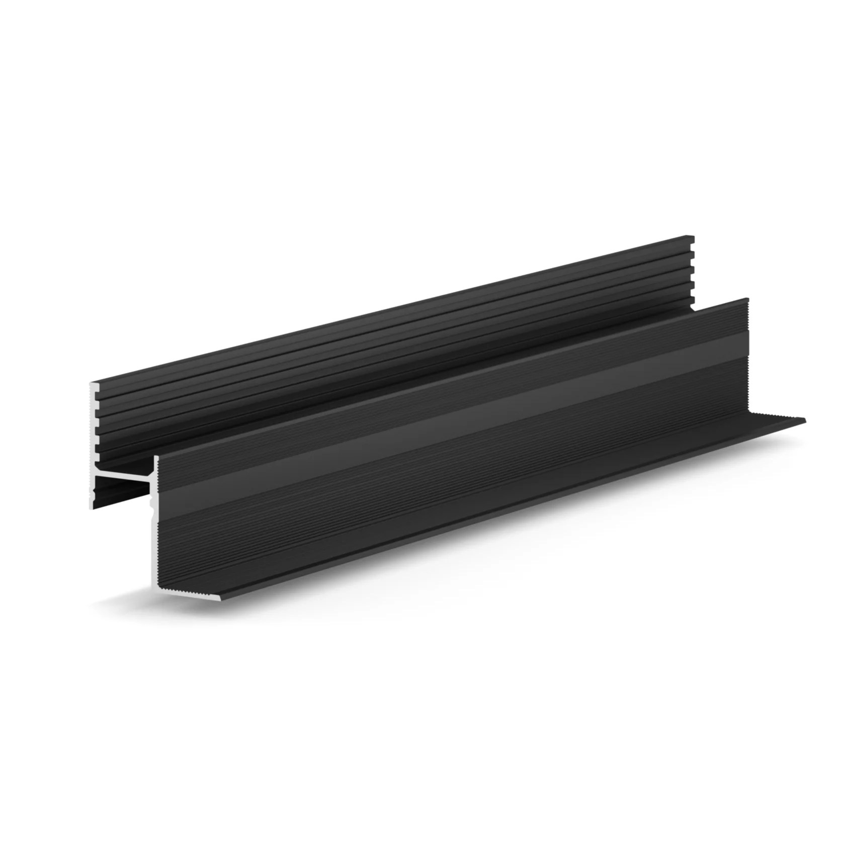 Профиль алюминиевый теневой с подсветкой Laconistiq Multilevel New Черный 27-11-300 3000×46,5×28,7