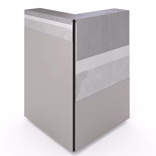 Профиль алюминиевый теневой Laconistiq Dual 22-100-300 без покрытия 3000×8,6×12